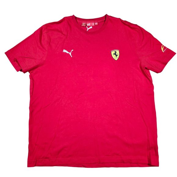 Puma Scuderia Ferrari Felipe Massa 03 F1 Formula 1 Pit Board Red Mens XL T-Shirt - Picture 3 of 13